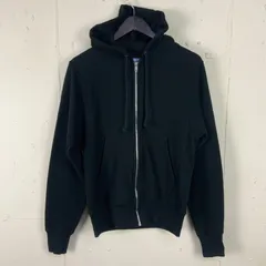 Championチャンピオンリバースウィーブスウェットフルジップパーカーフーディー黒 ブラックメンズXS f241226003