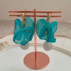 ターコイズヒラヒライヤリング
