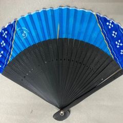 SANYO ［海物語シリーズ］クジラッキーの扇子(青色)(未使用)