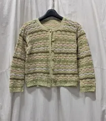 かぎ針編み ニット カーディガン