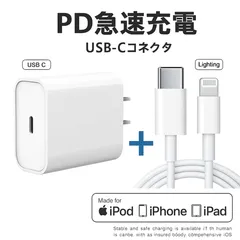 iPhone iPad PD充電器 USB-C 20W + Lightningケーブル セット 1M 急速充電 アダプタ ケーブル ライトニング Lightning MFi対応 コンパクト 軽量 出張 旅行 PSE認証 GaN 高耐久 まとめ売り 送料別　お得