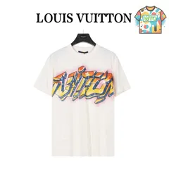 【今日特価】Louis Vuitton 25SS アニメアルファベットプリント T シャツ-1