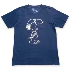 【Sサイズ】KAWS × PEANUTS スヌーピー JOE KAWS 限定コラボTシャツ ブラック UNIQLO UT キャラクターTシャツ ストリートアート【古着】