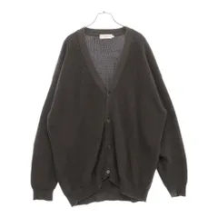 Graphpaper (グラフペーパー) Suvin Loose Rib Cardigan スビンコットン ルーズ リブカーディガン グレー GU231-80267Bのサムネイル