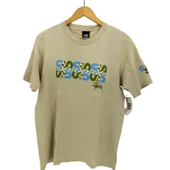 ステューシー Stussy 90S 紺タグ USA製 old プリント S/S Tシャツ  メンズ import：M 