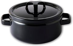富士ホーロー 匠シリーズ　両手鍋 20cm 鉄黒　TKM-20W.BK IH・ガス対応　新品