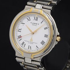 新品電池】SEIKO セイコー☆CADET メンズ 腕時計 チタン クオーツ 