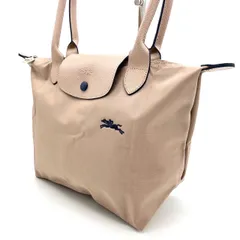 ✨良品✨ Longchamp ロンシャン ルプリアージュ トートバッグ ハンドバッグ ベージュ 肌色 ホースロゴ ユニセックス 男女兼用 メンズ レディース