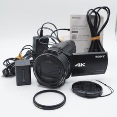 ★新品級★ SONY ビデオカメラ FDR-AX55 4K 64GB 光学20倍 ブラック Handycam FDR-AX55 BC #2665