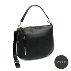 ショルダーバッグ 本革 レディース 2way バッグ レザー A-LOOK A3106 ブラック 日本製 エールック 大人 女性 高級 上品 おしゃれ シンプル 旅行 普段使い