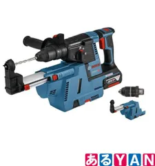 [YAN] (新品未使用) ボッシュ コードレスハンマードリル GBH18V-26FGDE キーレスチャック・バッテリー×2・充電器・ケース・吸じんアダプター付 工具のサムネイル