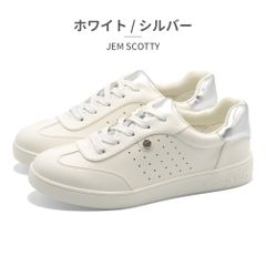 SCOTCLUB ウエッジソールスニーカー ラメ グリッター 厚底 ホワイト