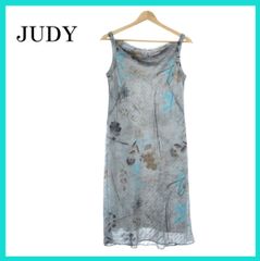 美品 JUDY ジュディ ワンピース ロング キャミソール レディース 総柄