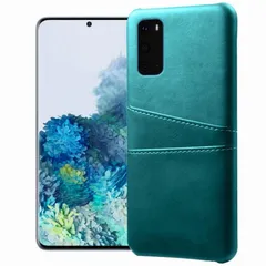 Galaxy S20 ケース SC-51A SCG01 ギャラクシーs20 カード収納 レザー スマート ケース 【Color】 ピーコックグリーンのサムネイル