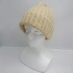 ◇ ⊇ FREAK'S STORE フリークスストア シンプル ニット帽子 ベージュ系 サイズ表記なし メンズレディース E  【1505290040747】