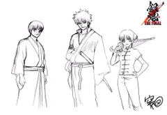 銀魂 THE FINAL 来場者特典 空知英秋 万事屋/描きおろし原画&ほぼここでしか聞けない裏話直筆メッセージ 2・3週目