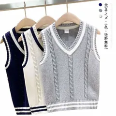 全9サイズ・送料無料! ニットベスト ベスト スクールベスト キッズ 制服 男の子 女の子 Vネック コットン 綿 キッズ服 子供服 ジュニア服 ニットアウター ニットトップス 保温 カジュアル 防寒#qz818