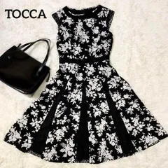 TOCCA トッカ フレアワンピース ノースリーブ SNOWFLAKE WALTZ TOCCA トッカ フレアワンピース ノースリーブ SNOWFLAKE WALTZ