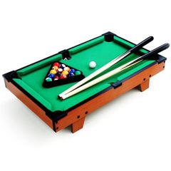ミニビリヤードテーブルセット 木製 ビリヤード台 約91×50×20cm - メルカリ