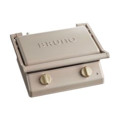 BRUNO シングル BOE083-GRG グレージュ ワッフルプレート セット