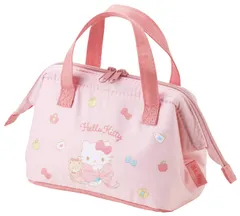 新品 スケーター(Skater) 保冷 ランチバッグ がま口 子供用サイズ 子供弁当箱用 サンリオ ハローキティ ビッグリボン 女の子 KGA0