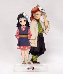 【中古】アクリルスタンド・アクリルパネル 錆兎＆真菰 アクリルスタンド 「Blu-ray/DVD 鬼滅の刃 第2巻」 ufotable購入特典