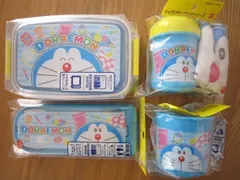 新品　ドラえもん　お弁当箱4点【500ｍｌ】食洗機可