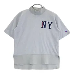 サイズ：MEDIUM CHAMPION GOLF チャンピオンゴルフ  モックネック 半袖Tシャツ  グレー系 [240101528439] ゴルフウェア レディース ストスト
