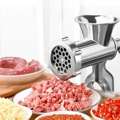 ミートチョッパー 手動ミンサー ミンチ 肉挽き ソーセージメーカー 味噌作り 手動挽肉機 ミンチ機 家庭用 多機能 手作りのサムネイル