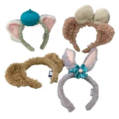 186000 現状品 4点 カチューシャ ディズニーシー ダッフィー シェリーメイ ジェラトーニ ステラルー まとめ売り ペアコーデ