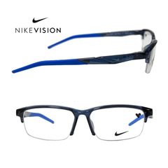 【NIKE VISION】 ナイキ　メガネフレーム　7062LB　410　クリアネイビー　アジアンフィット　国内正規品