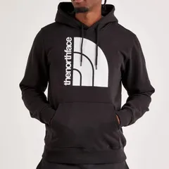 THE NORTH FACE ザ・ノースフェイス パーカー メンズ プルオーバー ジャンボ ハーフドーム ロゴ ブラック 黒