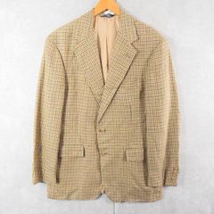 90's POLO Ralph Lauren USA製 千鳥格子柄 ウールテーラードジャケット SIZE40