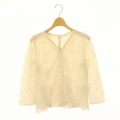 ジルスチュアート JILL STUART マグレースブラウス 七分袖 プルオーバー コットン S ライトベージュ /NR ■OSのサムネイル