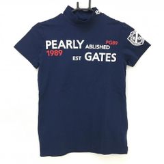 PEARLY GATES 半袖モックネック シャツ サイズ5 パーリーゲイツ L