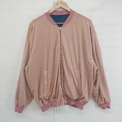 ◇ FIG&VIPER リバーシブル スウェード風 長袖 ジップアップ ブルゾン ピンク ブルー系 レディース P  【1303060004797】のサムネイル
