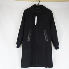 『USED』 コート ウール/コットン  ブラック