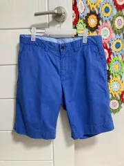 POLO RALPH LAUREN(ポロラルフローレン) クラシックフィット ピマコットン チノパンツ ハーフパンツ ＿ 青