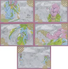 【中古】ポストカード Dセット ポストカードセット 「鬼滅の刃 刀鍛冶の里編×ufotable DINING OP、ED お楽しみくじ」