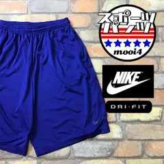 SP1-215★美品 USA古着★吸湿速乾 ドライフィット★【NIKE ナイキ】DRI-FIT メッシュ切替 ストレッチ ハーフパンツ【メンズ L】ネイビー スポーツ ランニング ストリート