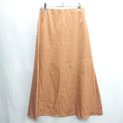 ◇ ⊇ BEAMS HEART ビームス ハート ロング タイト スカート サイズM オレンジ系 レディース E  【1410100050420】