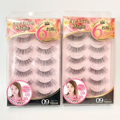 【江野沢 愛美 selection】Eye Love Magic EYELASH アイラブマジック アイラッシュ 09 Venus ヴィーナス スウィートタイプ つけまつげ 6ペア ELM-09 2箱セット