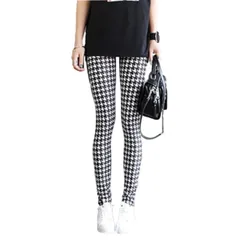 [PIENSE] 全12色 レギンス フリーサイズ カラフル ストレッチ お出掛け スポーツ 全般 ヨガ フィットネス ダンス (千鳥) [千鳥] [Free Size]