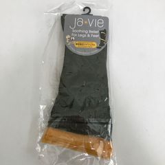 Ja-vie　ジャヴィ　綿混着圧ハイソックス　グリーン×ピンク　M　23-25㎝