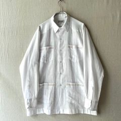 希少】70s キューバシャツ グアヤベラ 長袖 オープンカラー 4ポケット