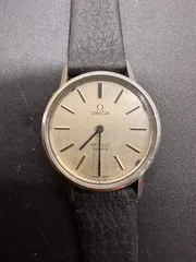 OMEGAオメガデビルプッシュリューズクオーツ稼働品 美品 OMEGA(オメガ) デビル プッシュリューズ ゴールド文字盤 GP