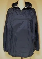 【タイムセール！】【秋冬、防寒レイヤード！】【レディス　ネイビー　ヤッケ＜ネイビー：Ｍ・Ｌ・２Ｌ＞】1000【スポーツ＆アウトドア、サバイバル】撥水加工の無地プルオーバーヤッケ【ポケッタブルヤッケ】【カッパ】【ウィンドブレーカー】【山ガール】