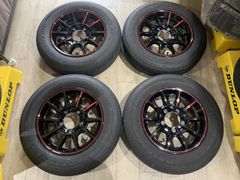 【2504015】MID RMP RACING R25Plus 16インチ 5.5J +20 PCD139.7 5H + BRIDGESTONE DUELER H/L 175/80R16 2023年 6mm 6.5mm ジムニー 等