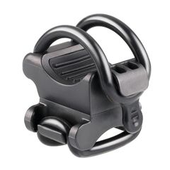 【在庫処分】直径1cm-3.5cmライト対応 円形懐中電灯専用 サイズ調整可能 ラバータイプ マウント 固定ブラケット ライトクリップ 自転車 （ブラック） ライトホルダー サムコス