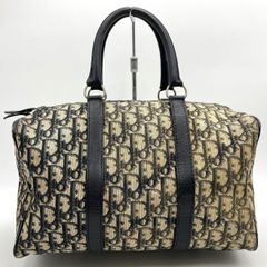 ディオール トロッター ハンドバッグ ミニボストン D金具 キャンバス グレー ディオール トロッター ハンドバッグ ミニボストン D金具